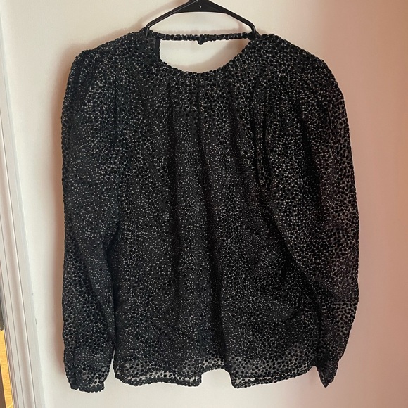 Express Puffed Sleeve Blouse Size Small - Picture 1 of 4